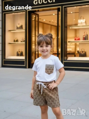 🎂Блестящ Луксозен комплект Gucci 💫 2 3 4 5 10 12г.