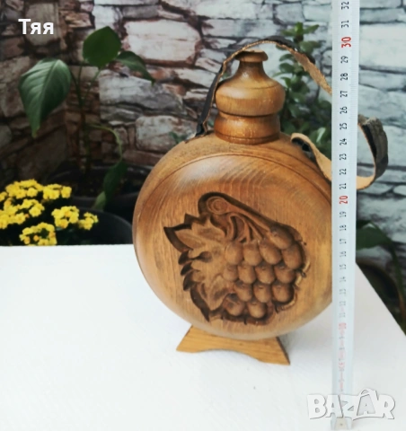 Дървена бъклица и тирбушон , снимка 5 - Антикварни и старинни предмети - 53957659