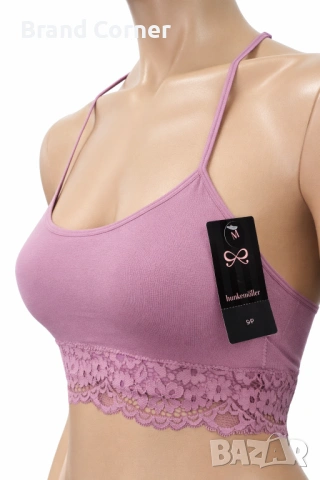 Hunkemöller дамски сутиен / бралет, размер M, розов с дантела, снимка 2 - Бельо - 54519326