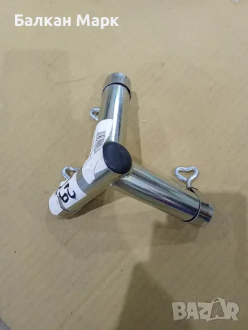 Тройник / Ъглова връзка за ветрозащитни тръби Piper 28 mm