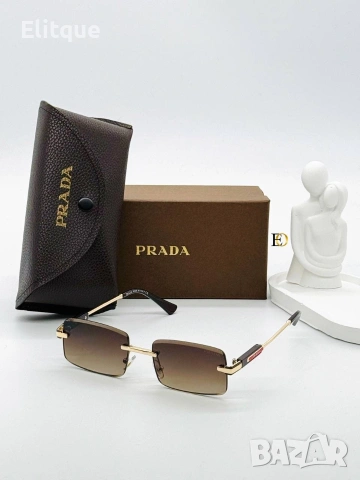 слънчеви очила prada с ув защита,кутия , калъф и кърпичка на марката , снимка 3 - Слънчеви и диоптрични очила - 54214833
