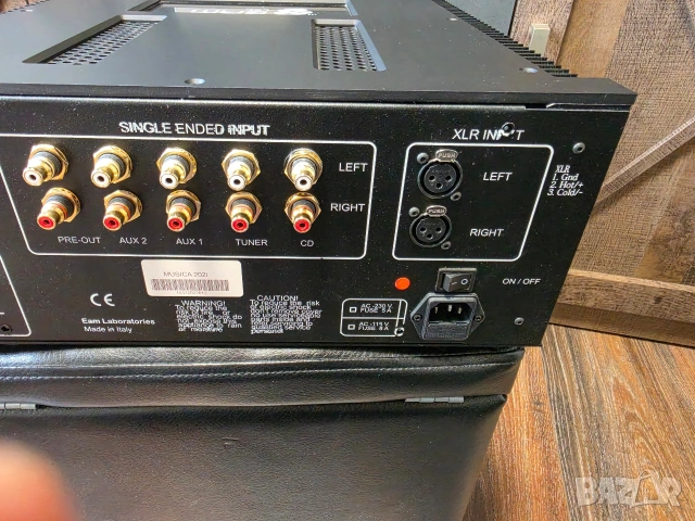Продавам топ модел усилвател EAM Lab Musica 202i , снимка 8 - Ресийвъри, усилватели, смесителни пултове - 54652551