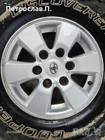 Оригинални лети джанти за Toyota Hilux 6x139.7, снимка 2 - Гуми и джанти - 54221298