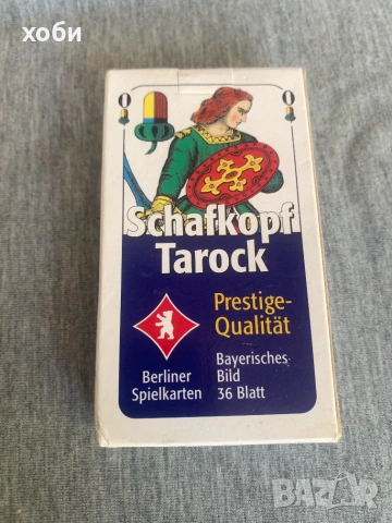 немски карти за игра Schafkopf Tarock - FX Schmid баварски модел, снимка 11 - Антикварни и старинни предмети - 55080265