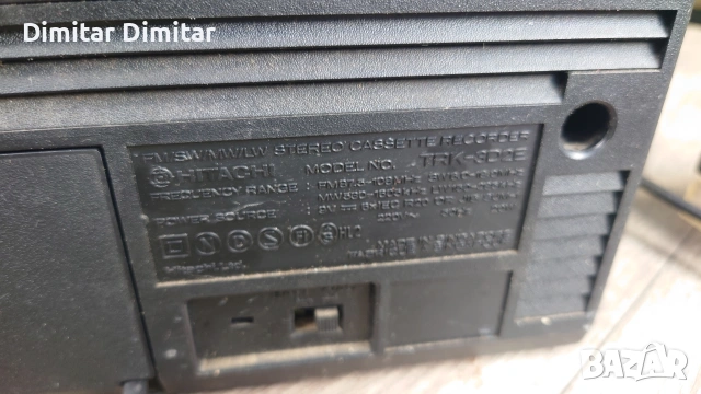 Hitachi 3d2e.радио касетофон., снимка 4 - Радиокасетофони, транзистори - 55259781