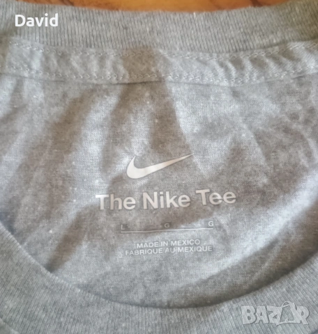 Оригинална Памучна фланелка на САЩ Nike Swoosh T-SHIRT, снимка 4 - Тениски - 54585620