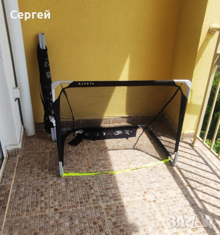 Сгъваеми футболни врата 2 бр, за мини футбол, плажни и водни игри, 95 х 70 см Декатлон Kipsta Kage, снимка 2 - Футбол - 55228969