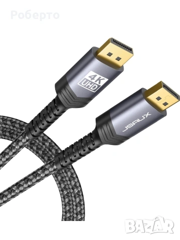 JSAUX 3м кабел Display port x2