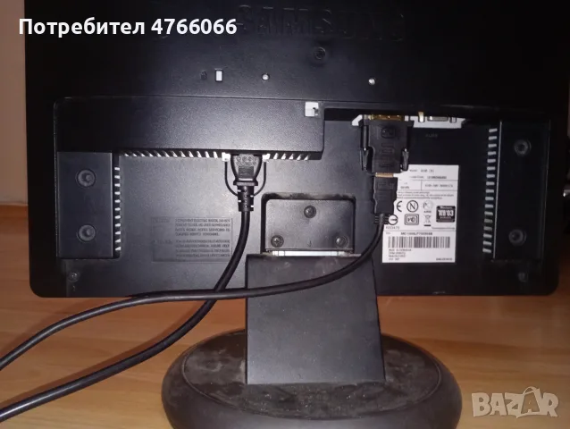 монитор Самсунг FULL HD 1080/19", снимка 3 - Монитори - 55508389