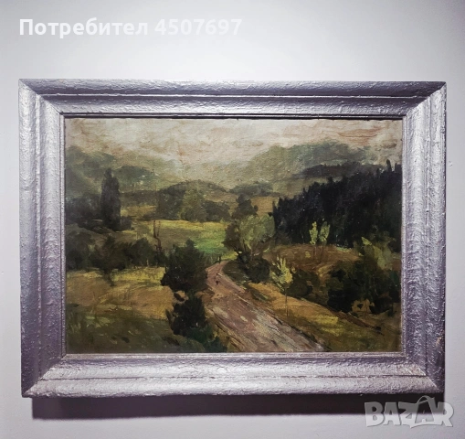 Картина  пейзаж от Ангел Атанасов (1921-1999)
