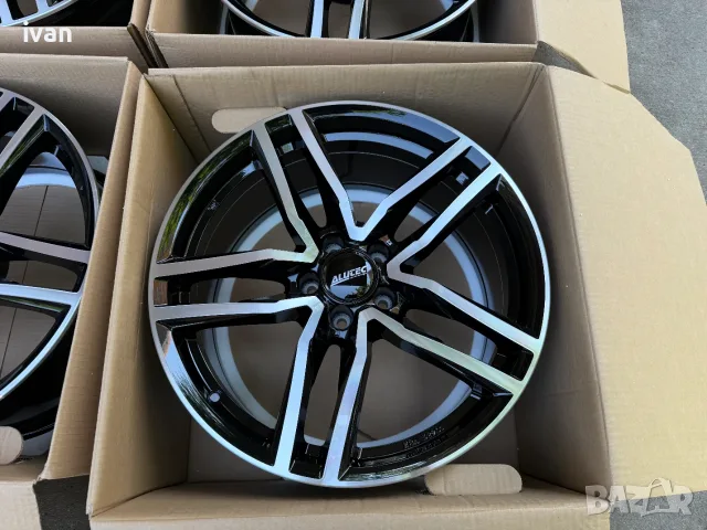 4 бр. чисто нови алуминиеви джанти Alutec 19 цола 5x112, централен отвор 66.5, ET20, 9J, снимка 9 - Гуми и джанти - 55323169
