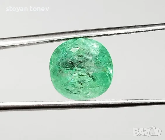 Естествен Неонов Параиба Турмалин 2.96 карата с Топ Сертификат от GAL NYC!, снимка 3 - Други - 55469186