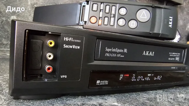 Видеорекордер AKAI VS-G770, снимка 8 - Плейъри, домашно кино, прожектори - 55439466