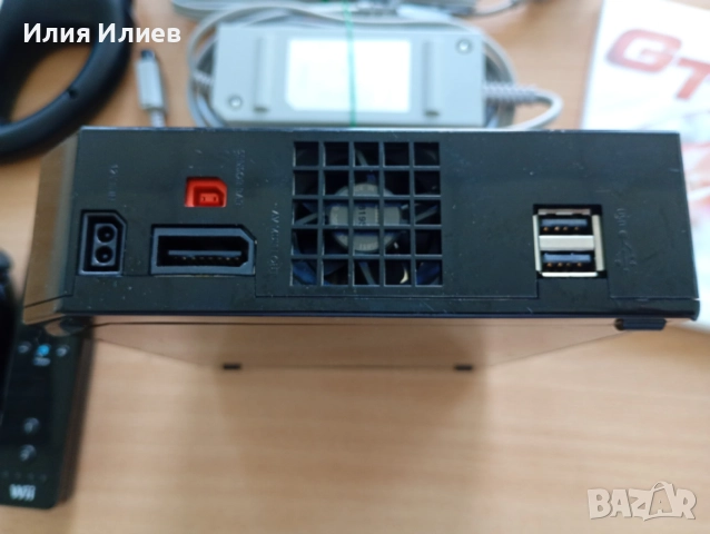 Nintendo Wii Black set with steering wheel, снимка 8 - Nintendo конзоли - 54669222