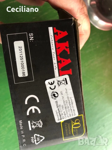 Akai AMF-100 Микрофон, снимка 6 - Микрофони - 54571388