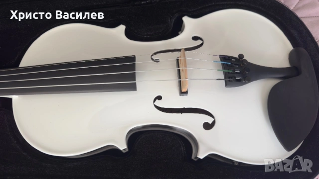 Електроакустична цигулка Harley Benton HBV, 800VW 4/4, снимка 3 - Струнни инструменти - 54923520