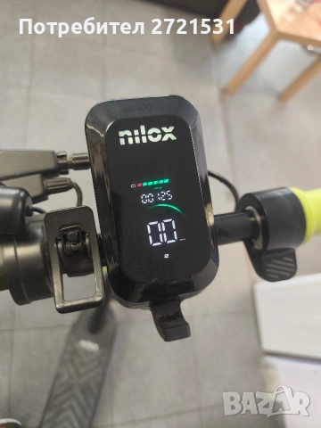 Електрическа тротинетка Nilox M1 Nero Petrolio 350W, снимка 6 - Друга електроника - 54393796
