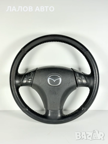 Мултифункционален Кожен Волан с Аербег Мазда 6 Kojen Volan Mazda 6
