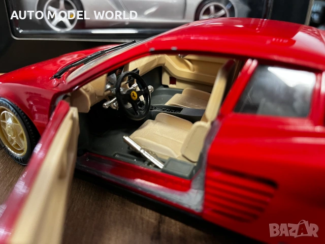 Метална колекционерска количка модел BURAGO FERRARI 1984г.1:18 55 лв. / 28.12 €, снимка 6 - Колекции - 55018470