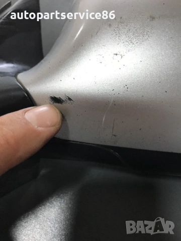 Странично огледало предно ляво сребристо за Audi A4 (2000) 010594, снимка 3 - Части - 54727173