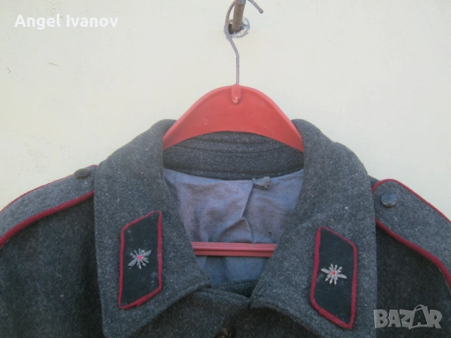 Войнишки боен шинел от соца, снимка 3 - Антикварни и старинни предмети - 54333131