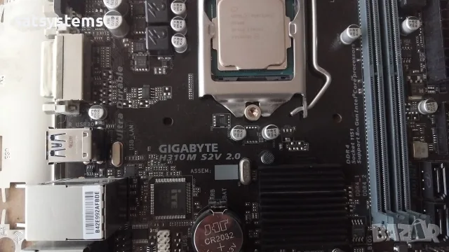 Дънна платка Gigabyte H310M S2V 2.0 Socket LGA1151, снимка 3 - Дънни платки - 55666564