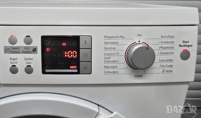 Пералня BOSCH Logixx 8 ГЕРМАНИЯ А +++ 8кг/1400 оборота, снимка 7 - Перални - 54793490