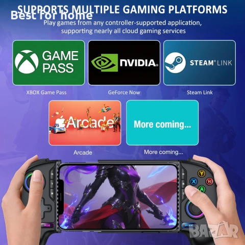 HEYLACOOLX Игров контролер за iPhone и Android, снимка 7 - Друга електроника - 54646151