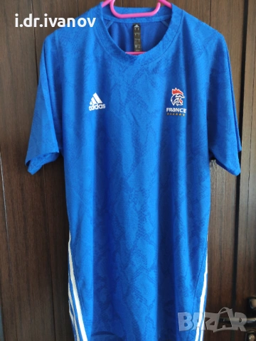 Adidas синя спортна оригинална тениска