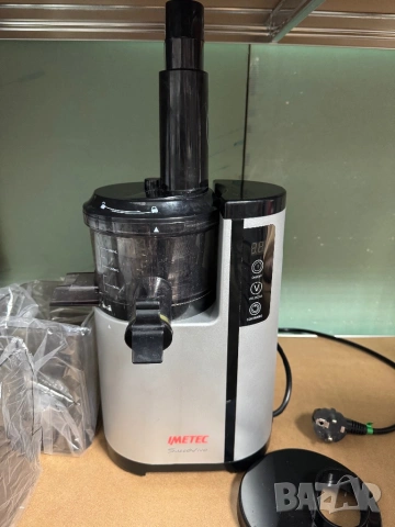 Бавна Сокоизстисквачка Imetec Succo Vivo Compact SJ700, 150W, Уред за Сок, Блендер, Цитрус Преса!, снимка 2 - Сокоизстисквачки и цитрус преси - 54511525