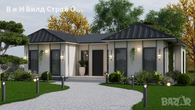 Сглобяема къща 3+1  115 м²  3 спални • 2 бани • Просторна дневна, снимка 2 - Монтажи - 55338571