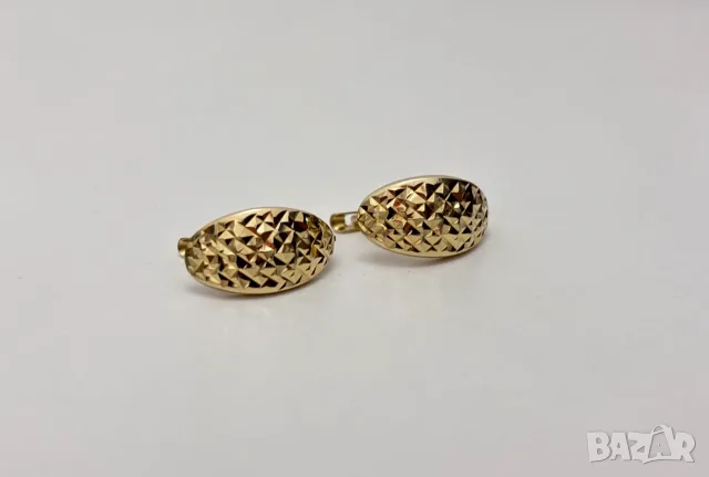 Като нови! Златни Обеци 1,40 грама 14K(проба 585), снимка 2 - Обеци - 55692670