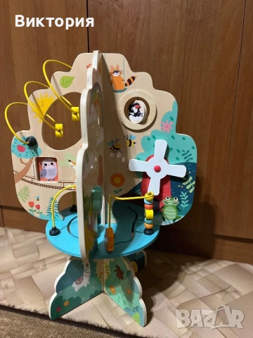 Детска дървена игра с активности , снимка 4 - Образователни игри - 54208566