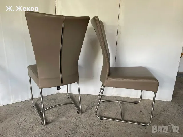 Шест луксозни кожени стола, снимка 3 - Столове - 55314415
