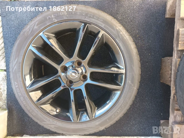 Джанти алуминиеви  с гуми 17 цола  за Опел, снимка 6 - Гуми и джанти - 54194061