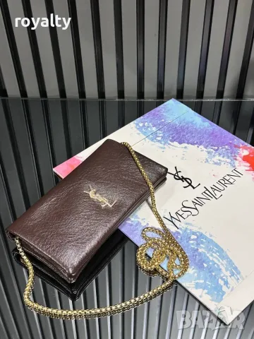 Yves Saint Laurent Нова Дамска Кожена Чанта Различни Цветове YSL, снимка 6 - Чанти - 55338970