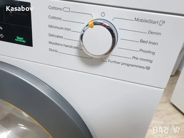 UK - 9кг - Wi-Fi - Miele T1 Сушилня с Термопомпа и Аларма Миеле 12м Гаранция, снимка 5 - Сушилни - 55535374