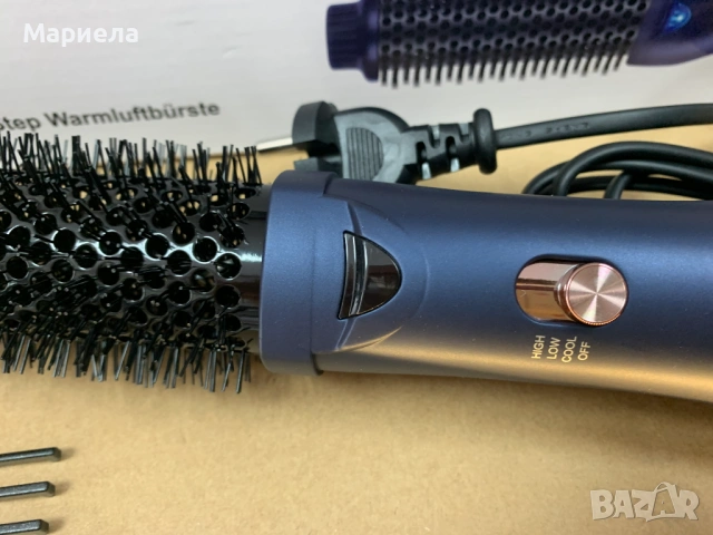 PARWIN PRO BEAUTY 2.0 Сешоар с четка за горещ въздух, 4 в 1 кръгла четка за сушене, снимка 7 - Други - 54748621