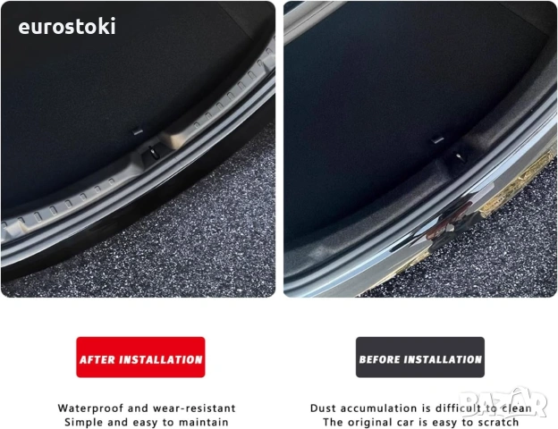 Arcoche Протектор за задна броня на багажника за Tesla Model 3 Highland аксесоари ABS, протектор за , снимка 8 - Аксесоари и консумативи - 55249214