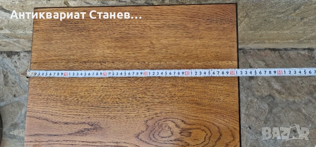 Винтидж помощна масичка с чекмедже, снимка 13 - Маси - 54229933