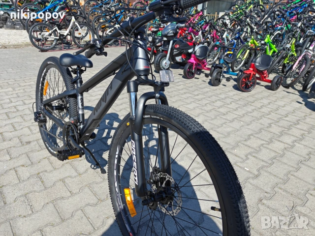 BG Алуминиев велосипед 26" NINJA черен, снимка 5 - Велосипеди - 54335016