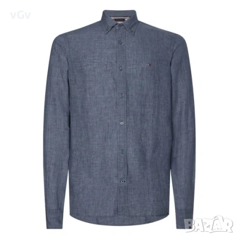 Мъжка ленена риза Tommy Hilfiger Linen - XL/XXL