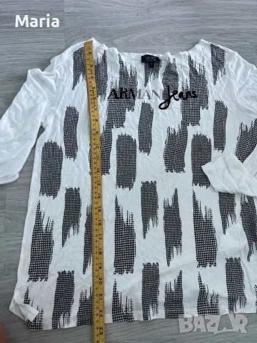 Дамска блуза Armani Jeans с дълъг ръкав размер 44, снимка 5 - Блузи с дълъг ръкав и пуловери - 55479399