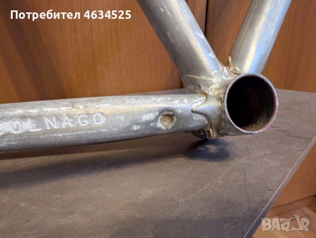 Ретро Шосеен Фреймсет Colnago Super Profil, снимка 15 - Части за велосипеди - 55000020