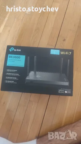 TP-Link Archer BE3600 Wi-Fi 7 рутер, снимка 3 - Рутери - 55359949