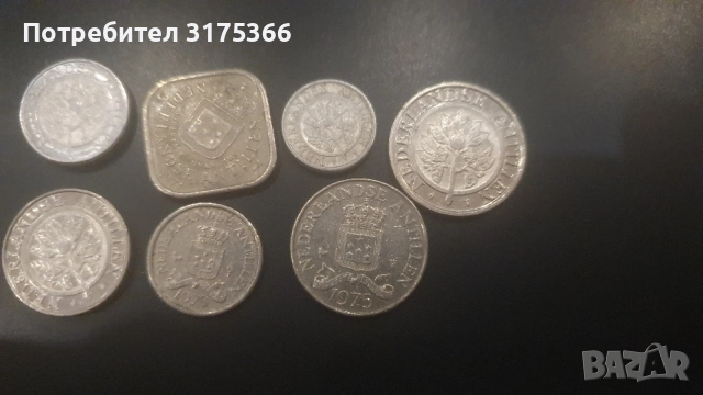 Суринам монети 1,2×5,2×10,2×25 цента различни емисии, снимка 2 - Нумизматика и бонистика - 54730839