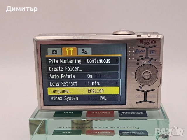 Canon IXUS 90 IS digital photo camera 10MP дигитален фотоапарат камера с батерия и мемори карта , снимка 12 - Фотоапарати - 54734342