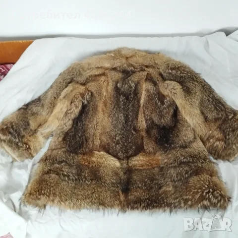 Дамско кожено палто от чакал, снимка 2 - Якета - 55356686