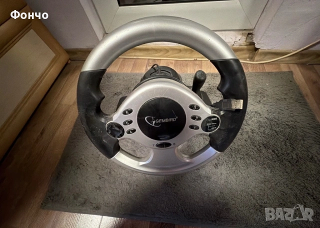 Бартер! Регулиращ волан с педали, снимка 2 - Джойстици и геймпадове - 54247407