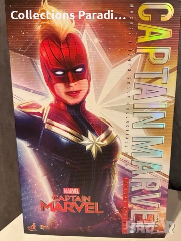Hot Toys Marvel Captain Marvel Deluxe Edition фигура статуя , снимка 4 - Колекции - 54170382